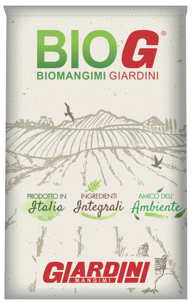Misto Polli Biologico per Polli e Galline Giardini 25kg