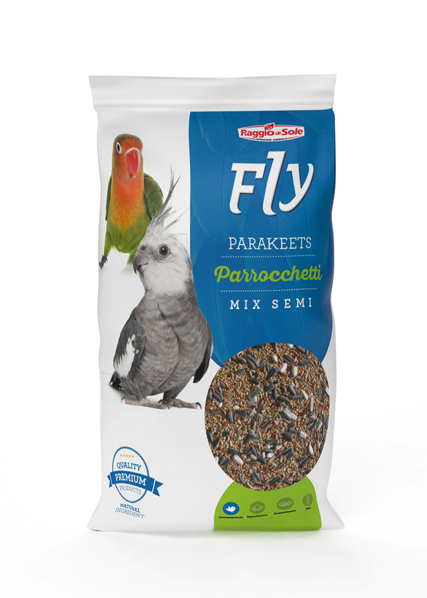 MANGIME MIX SEMI PARROCCHETTI 850GR PER INSEPARABILI E CALOPSITI PREMIUM