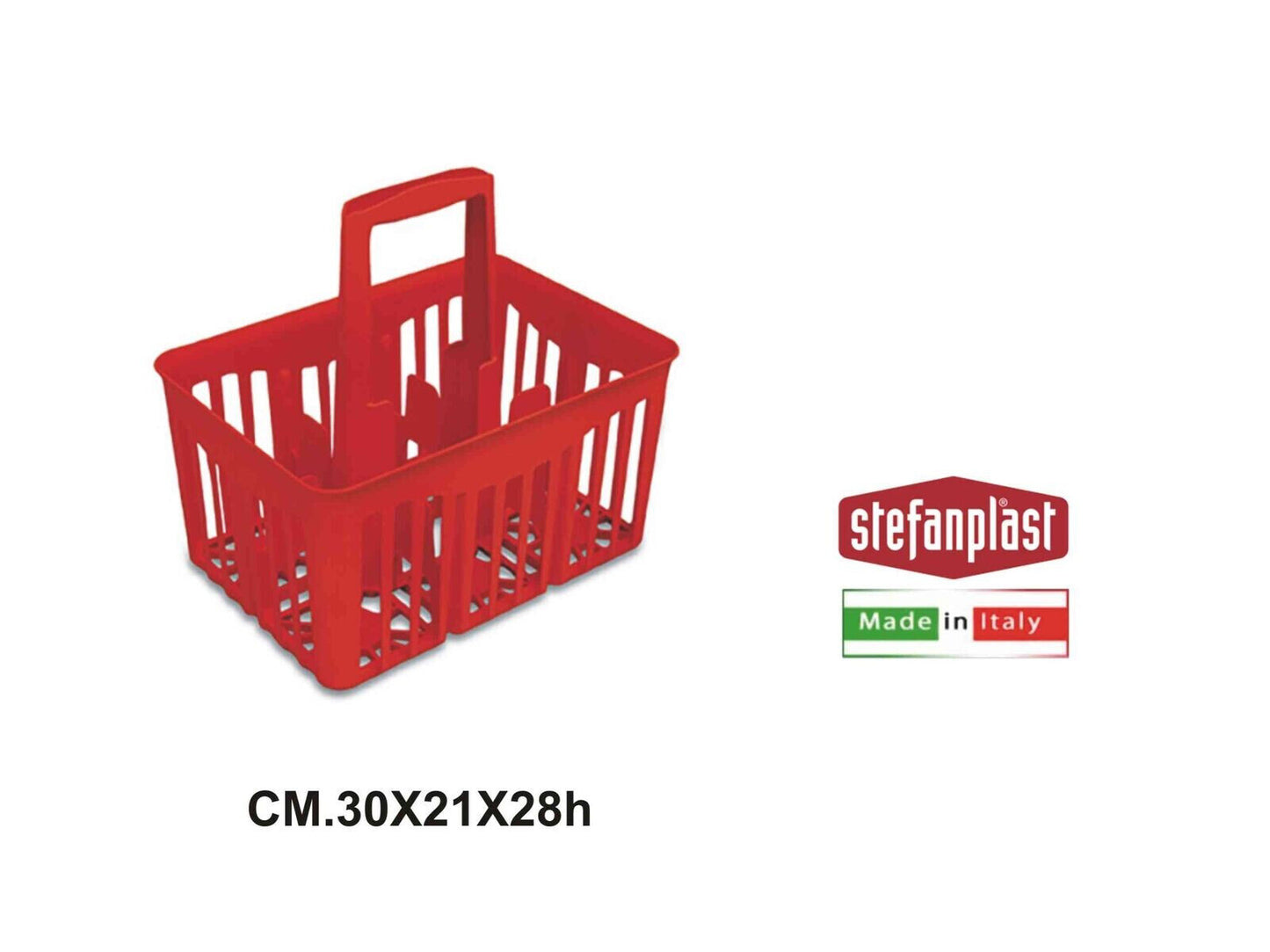 CASTELLO PORTABOTTIGLIE STEFANPLAST 6 SCOMPARTI PER BOTTIGLIE DA LT.1