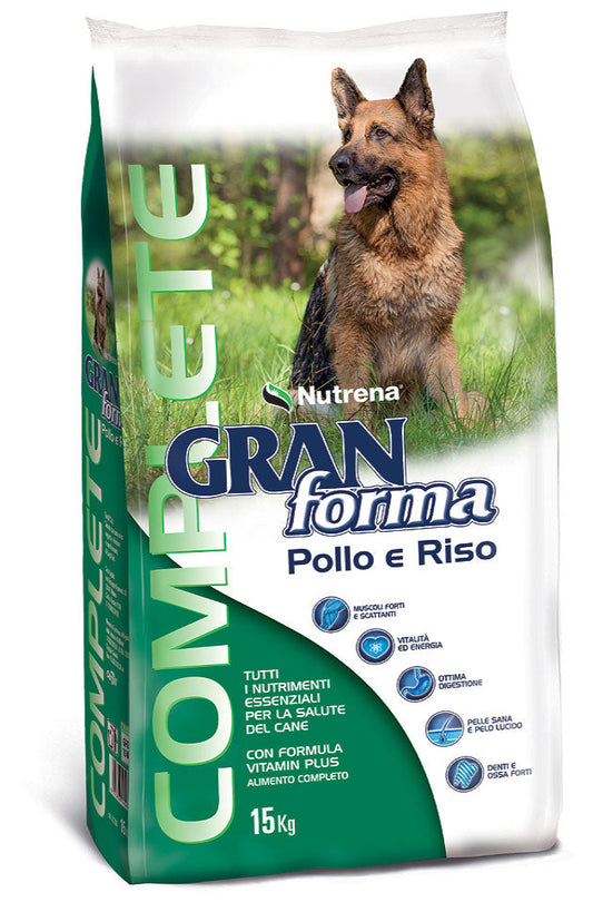 CROCCHETTE PER CANE NUTRENA CON POLLO E RISO 12KG